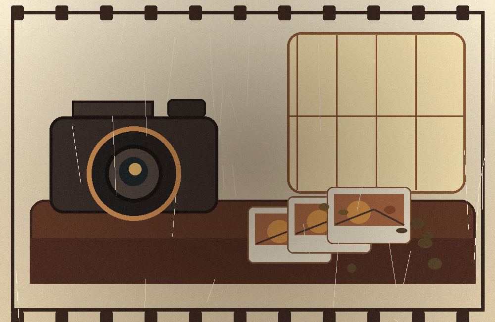 91网复古摄影作品墙图片2
